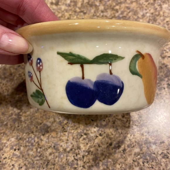 Longaberger Fruit Medley Pottery Ramekin Retired - Picture 4 of 16